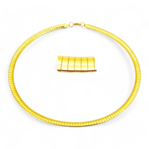 Ogrlica od pozlaćenog čelika