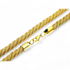 Ogrlica od pozlaćenog čelika