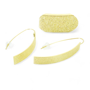 Naušnice od pozlaćenog čelika