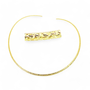 Ogrlica od pozlaćenog čelika