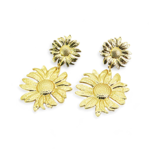 Naušnice od pozlaćenog čelika