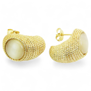 Naušnice od pozlaćenog čelika