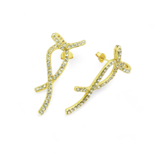 Naušnice od pozlaćenog čelika