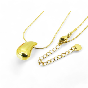 Ogrlica od pozlaćenog čelika