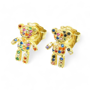 Naušnice od pozlaćenog čelika