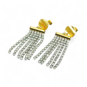 Naušnice od pozlaćenog čelika