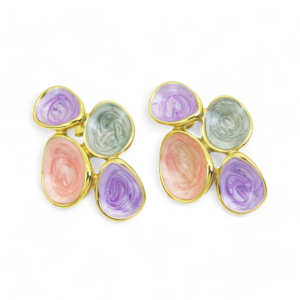 Naušnice od pozlaćenog čelika