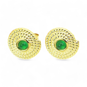 Naušnice od pozlaćenog čelika