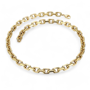 Ogrlica od pozlaćenog čelika