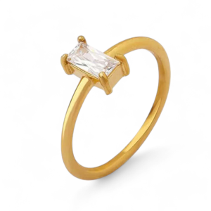 Prsten od pozlaćenog čelika