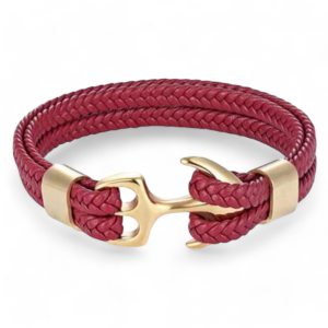 Kožna narukvica s čelikom