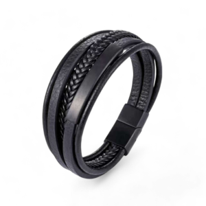 Kožna narukvica s čelikom