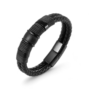 Kožna narukvica s čelikom