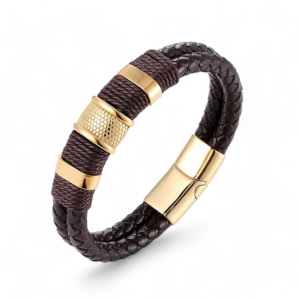 Kožna narukvica s čelikom