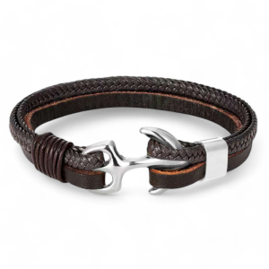 Kožna narukvica s čelikom