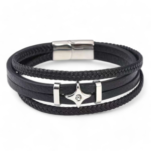 Kožna narukvica s čelikom