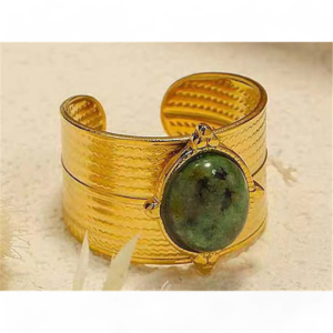 Prsten od pozlaćenog čelika