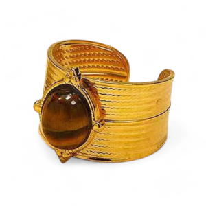 Prsten od pozlaćenog čelika