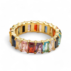 Prsten od pozlaćenog čelika