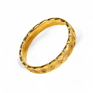 Prsten od pozlaćenog čelika