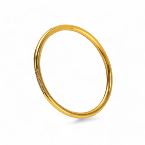 Prsten od pozlaćenog čelika