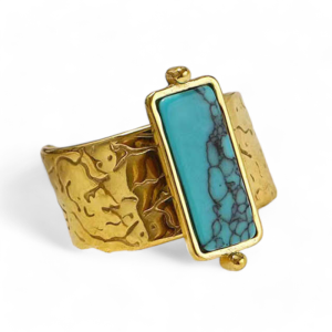 Prsten od pozlaćenog čelika