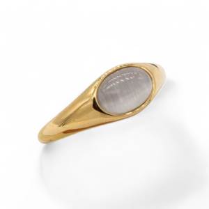 Prsten od pozlaćenog čelika