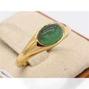 Prsten od pozlaćenog čelika