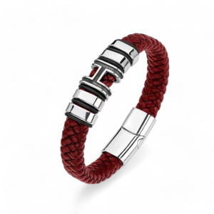 Kožna narukvica s čelikom