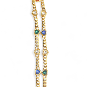 Ogrlica od pozlaćenog čelika