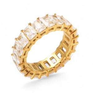 Prsten od pozlaćenog čelika