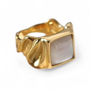 Prsten od pozlaćenog čelika