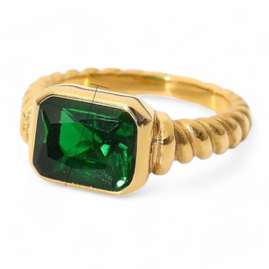 Prsten od pozlaćenog čelika