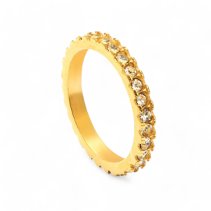 Prsten od pozlaćenog čelika