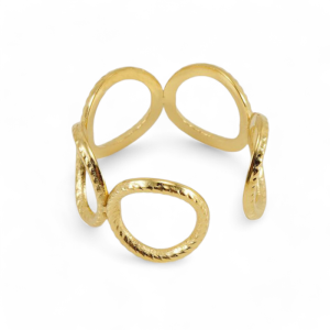 Prsten od pozlaćenog čelika