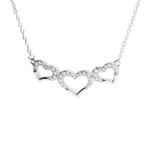 Srebrna ogrlica srce