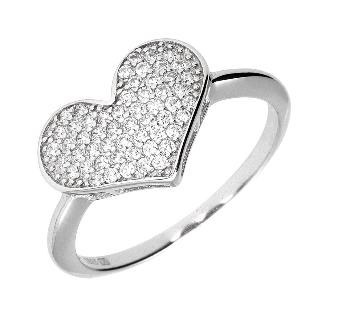 Srebrni prsten srce-SR13325