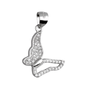 Srebrni privjesak leptir