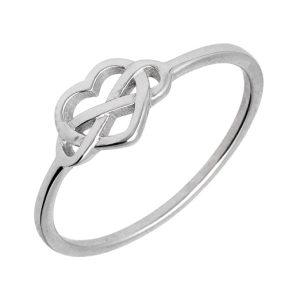 Srebrni prsten srce i infinity-SR14694