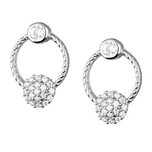 Srebrne naušnice-SE40245