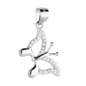 Srebrni privjesak leptir-SP6466