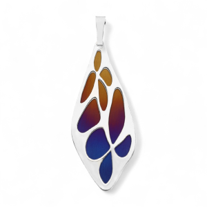 Privjesak od srebra s titanijem-SP652