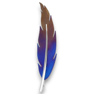 Broš izrađen od srebra i titanija-SBR457