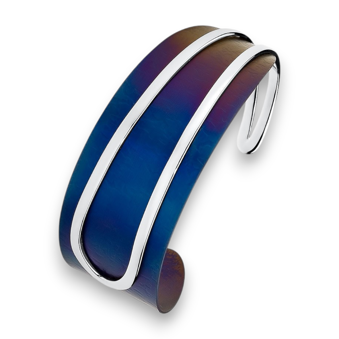 Narukvica izrađena od srebra i titanija-SB272