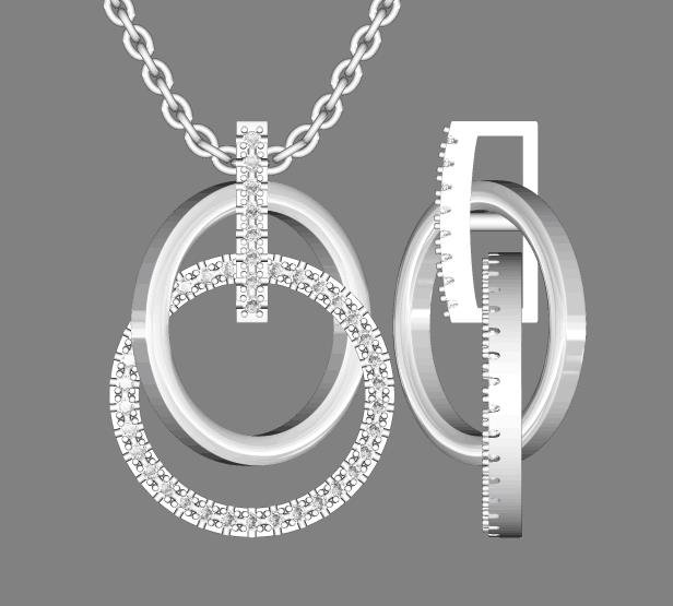 Srebrna ogrlica-SN21475