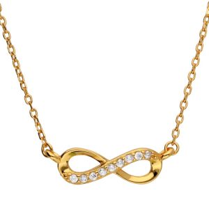 Srebrna ogrlica infinity-SN3669