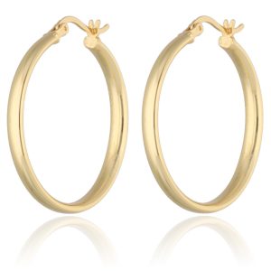 Srebrne naušnice s pozlatom-SE48728