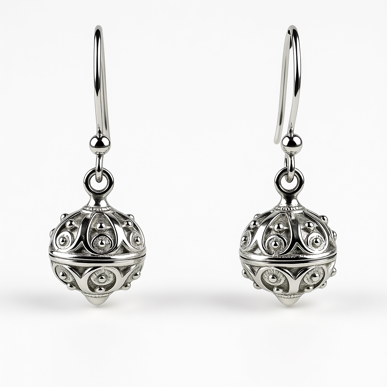 Srebrne naušnice šibenski botuni-SE111