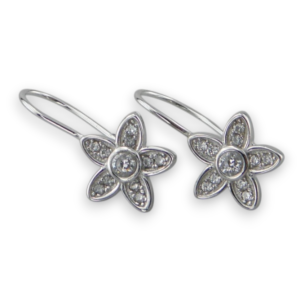Srebrne naušnice cvijet-SE10113