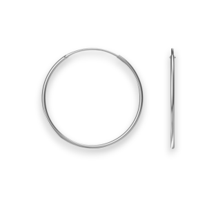 Srebrne naušnice ringovi-SE23552